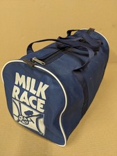 Milk Race Holdall Bag Official 1970s 1980s Tour Of Britain Cycle Racing Vintage 