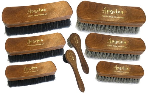 Horsehair shoe brush - brush,