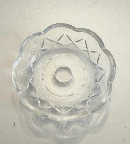 New old stock pressed glass - new,