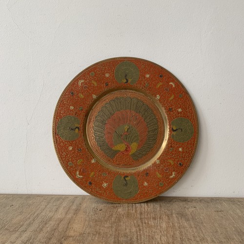 Vintage rustic embossed - vintage, brass