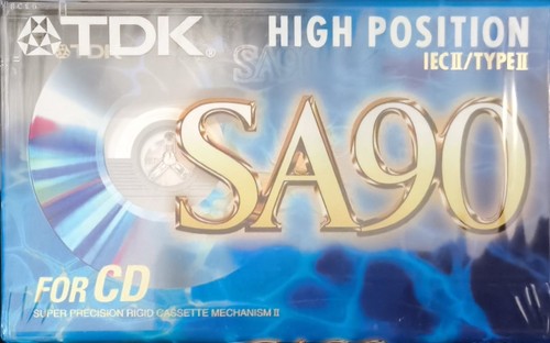 Tdk sa90 blank audio - blank, cassette