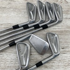 Vega Forged 50th Anniversary Irons / 3-PW / Stiff Flex Steel Shafts (missing 9)