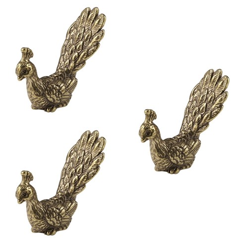 Exquisite brass peacock - brass,