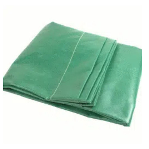 Green canvas curtain - green,