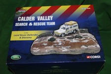 CORGI DIORAMA CALDER VALLEY LAND ROVER DEFENDER SEARCH & RESCUE 1/43 CV1002