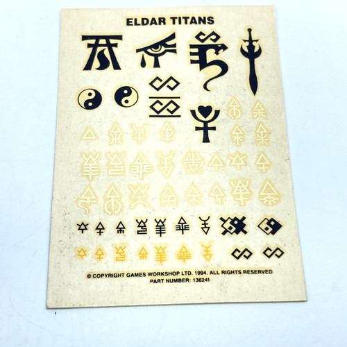 Eldar titan transfers - -, 1994