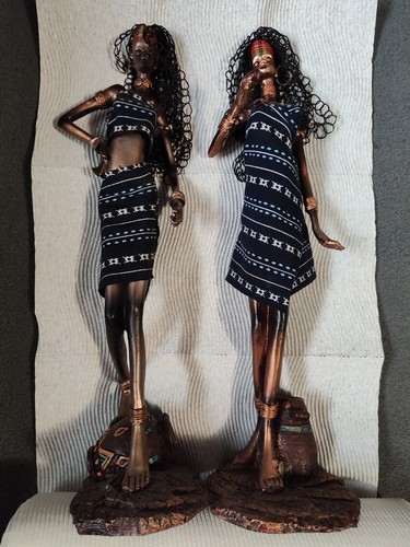 African women figurines set - african, of
