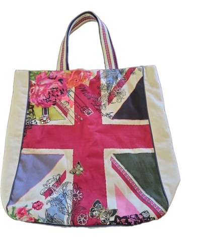 Fabric tote bag union jack - tote,
