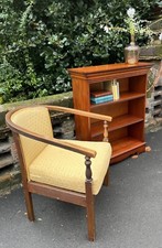 Vintage Oak Frame Tub Armchair