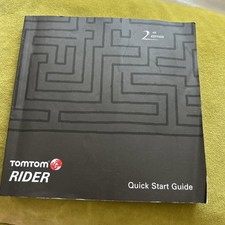 TomTom rider second edition quick start quide 