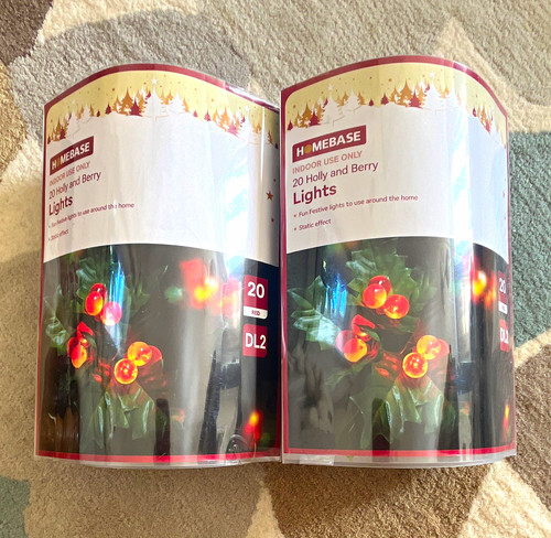 Two homebase led holly - two, &