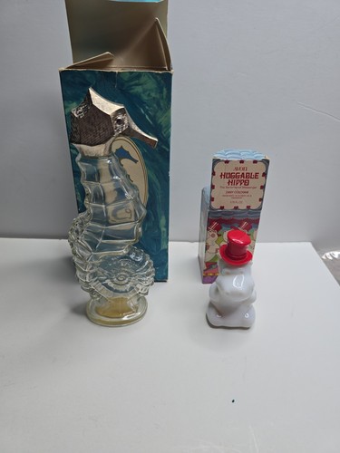 Vintage avon bottles with - 2,