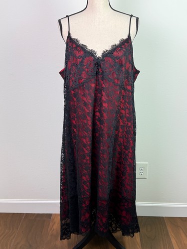 Cacique red black - cacique, lace