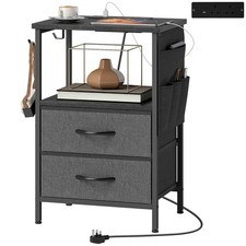 HOMCOM Slim Side Table with