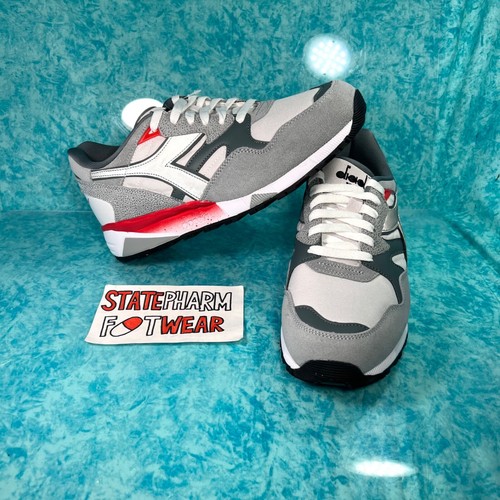 Diadora n9002 gray red men - diadora,