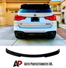 BMW X3 X3M G01 Rear Gloss Black Roof Spoiler Wing M Sport Performance 2017 +