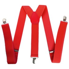 RED BRACES ADJUSTABLE ELASTIC