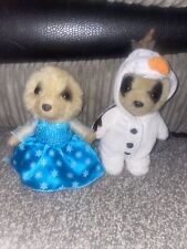 Ayana as Elsa And Oleg as Olaf  Frozen Meerkat / Meercat