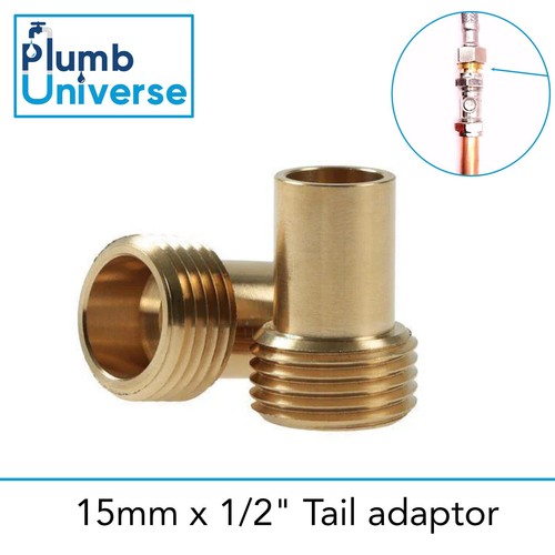 15mm tap tail adaptors - 1/2",