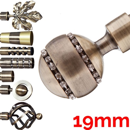 Curtain pole finials - 19, mm