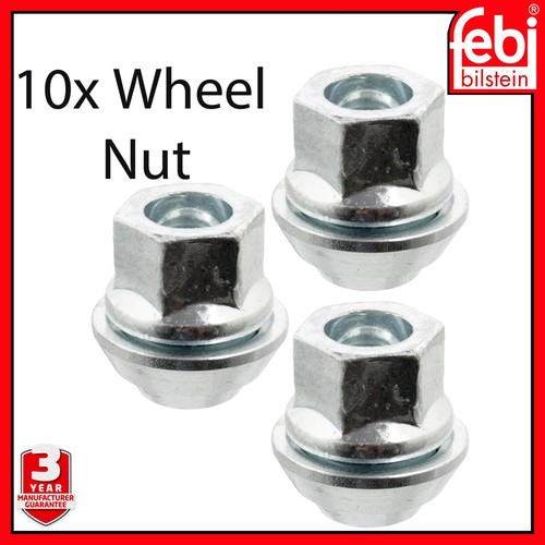 Light alloy wheel nut x10 - alloy,
