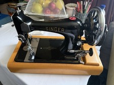 vitange 1910 singer sawing machin with carry case