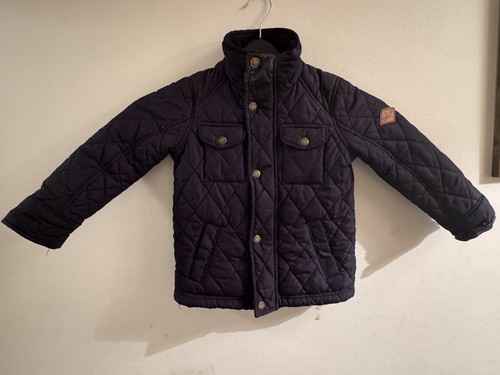 Joules boys navy padded coat - boys,