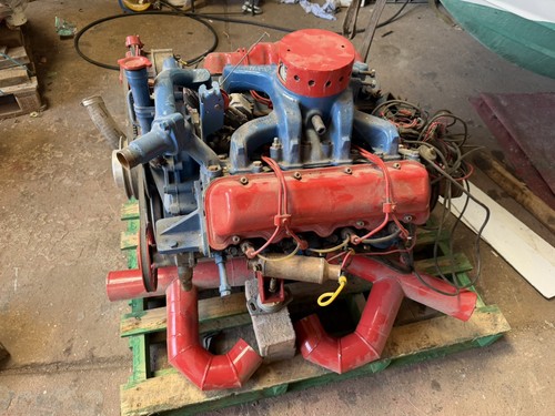 Diesel marine boat - v8,