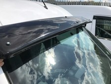 SUN VISOR SOLID ACRYLIC BLACK