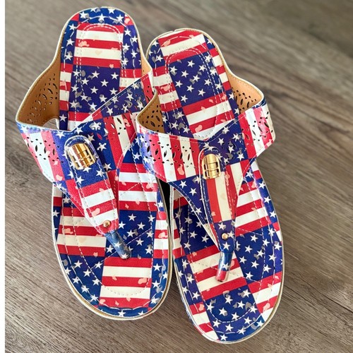 Women shoes patriotic american - patriotic,