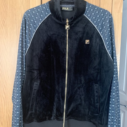 Men black velour fila - men’s,