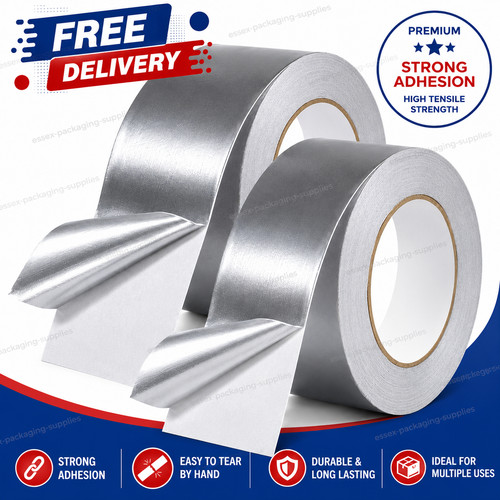 Aluminium foil tape rolls - aluminium,