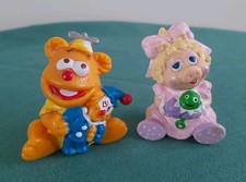 Muppet Babies Vintage Toy Figures 1985 Miss Piggy And Fozzie Bear, The Muppets