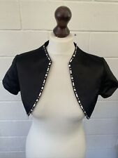 Debut Black Beaded Bolero Size