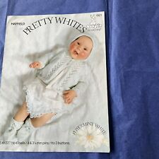 Hayfield 1921 BABY Matinee Coat Bonnet Booties Double Knitting pattern