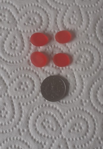 Small orange pieces recycled - small,