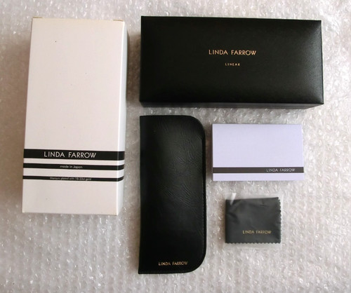 Linda farrow black - black, glasses