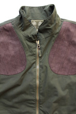 Musto men's clay shooting jacket small olive Polyamide & polyurethane LJKTC742