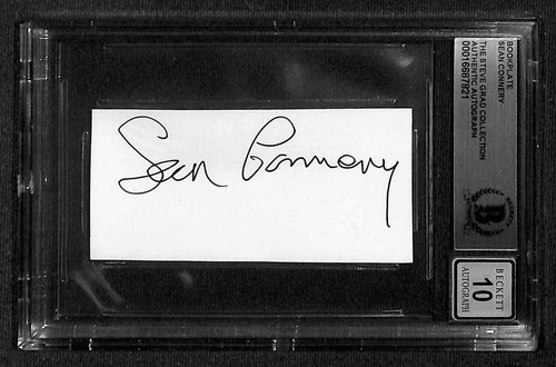 Sean connery signed - sean,