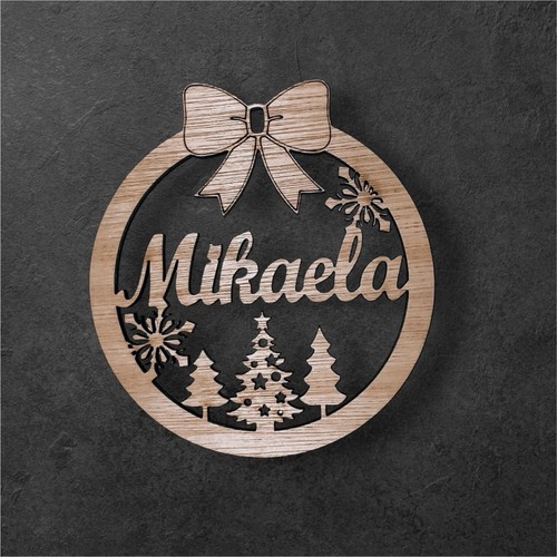 Personalised christmas tree - personalised,
