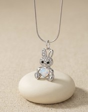 Sparkling Bunny Rabbit Pendant