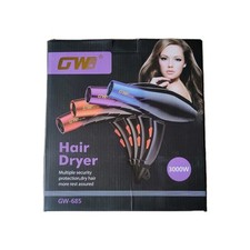 Professional Hair Dryer 3000W, GWD GW-685, NEW, RED