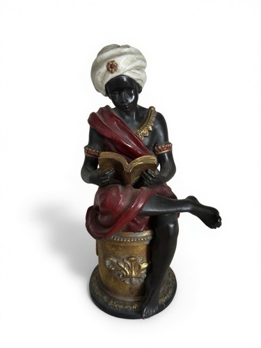 Painted resin arabian moorish - resin,