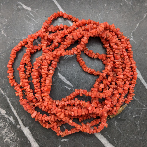Extra long antique coral - extra,