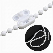 Roller Blind Chain White