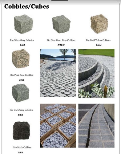 Granite setts cobbles 100 - setts,