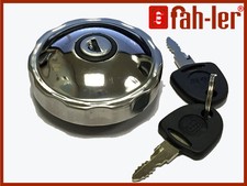 Fahler Polished STAINLESS STEEL Fuel Petrol Locking Cap For MGB + MG MIDGET 