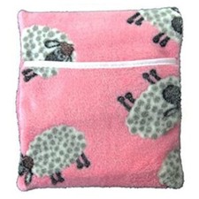 Hotties Microwave hot water bottle - Gorgeous Fleece Sheep (Pink)