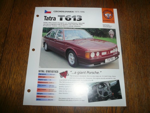 1994 tatra t613 unique - tatra, imp