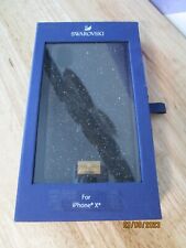 SWAROVSKI IPHONE CASE with Bumper for  IPHONE X Black Sparkle